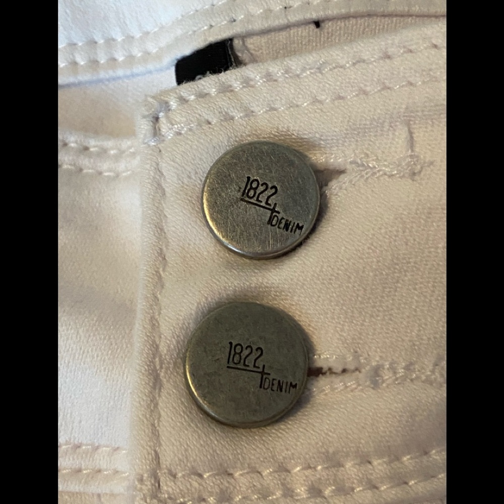 🥳HP🥳1822 Denim White High Waist Skinny Ankle Jean - Picture 6 of 11